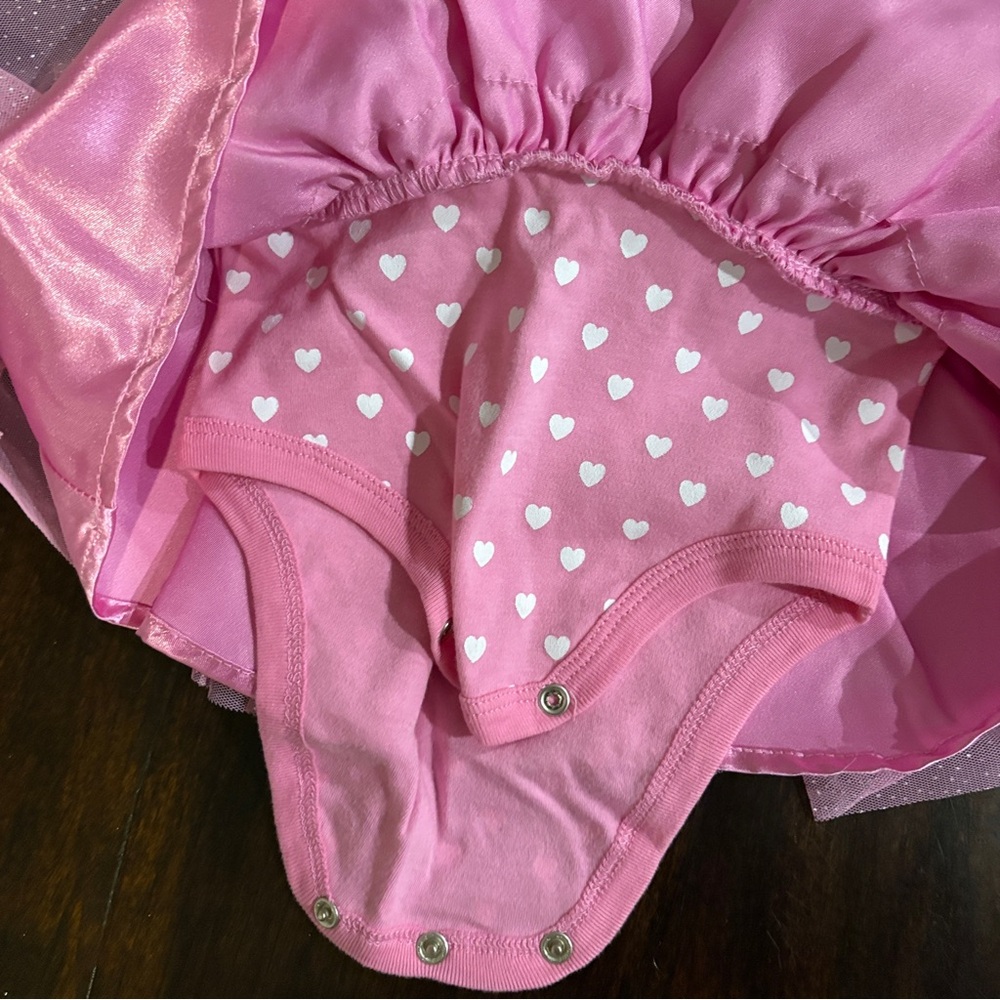 Disney Minnie Mouse Baby Girl 12-18 Months Pink Sparkle Tutu Dress Costume - Picture 7 of 11